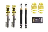 KW Variant 2 Coilover Kits 15260057 Kits, 2, 0.8 - 1.5 in. Lowered Front, 1.0 - 2.1 in. Lowered Rear, Natural/Yellow Shocks, Yellow Springs, Chevy, Kit thumbnail 2