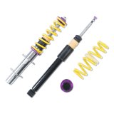 KW Street Comfort Coilover Kits 18010005 Kits, Comfort, 0.8 - 1.8 in. Lowered Front, 0.8 - 1.8 in. Lowered Rear, Natural/Black Shocks, Yellow Spring, Audi, Volkswagen, Kit thumbnail 7