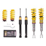 KW Variant 1 Coilover Kits 10210065 Kits, 1, 0.4 - 1.5 in. Lowered Front, 0.4 - 1.5 in. Lowered Rear, Natural/Purple Shocks, Yellow Springs, Audi, Kit thumbnail 3