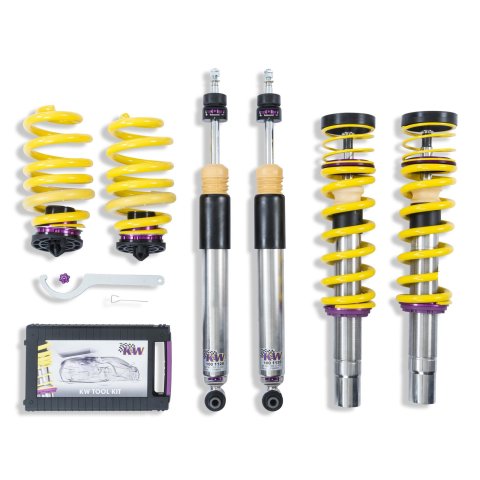 KW Variant 3 Coilover Kits 352100BU Kit, V3, Audi S5 Sportback; without EDC; (48.5mm ?) thumbnail 1