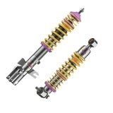 KW Variant 3 Coilover Kits 35271010 Kits, 3, 0.9 - 2.1 in. Lowered Front, 0.8 - 1.8 in. Lowered Rear, Shocks, Yellow Powdercoated Springs, Porsche, Kit thumbnail 5