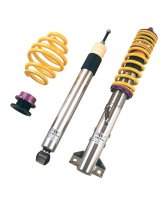 KW Variant 1 Coilover Kits 10220011 Kits, 1, 1.5 - 3.1 in. Lowered Front, 1.2 - 2.3 in. Lowered Rear, Natural/Purple Shocks, Yellow Powdercoated Springs, BMW, Kit thumbnail 6