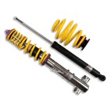 KW Variant 1 Coilover Kits 10220011 Kits, 1, 1.5 - 3.1 in. Lowered Front, 1.2 - 2.3 in. Lowered Rear, Natural/Purple Shocks, Yellow Powdercoated Springs, BMW, Kit thumbnail 8