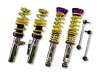 KW Variant 1 Coilover Kits 10271003 Kits, 1, 0.9 - 1.5 in. Lowered Front, 0.8 - 1.5 in. Lowered Rear, Natural/Purple Shocks, Yellow Springs, Porsche, Kit thumbnail 3