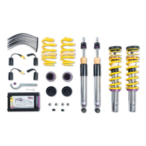 KW Variant 3 Coilover Kits 352100CJ Kit, V3, Audi RS5 (B9): with DRC thumbnail 1