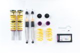 KW Variant 3 Coilover Kits 352100BK Kit, V3 fits Audi A4 (B9) Sedan 2WD w/o EDC; 48.5mm thumbnail 1