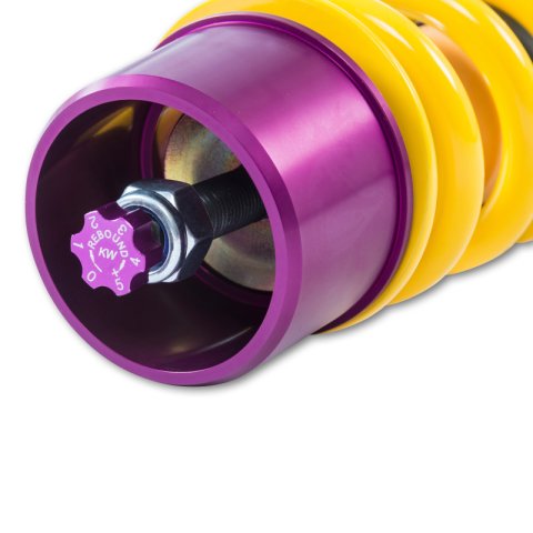 KW Club Sport Coilover Kits for 2005-2012 BOXSTER, 2006-2012 CAYMAN - 35271816 Kits, Sport, Front and Rear Lowered, Shocks, Yellow Powdercoated Springs, Porsche, Kit thumbnail 6