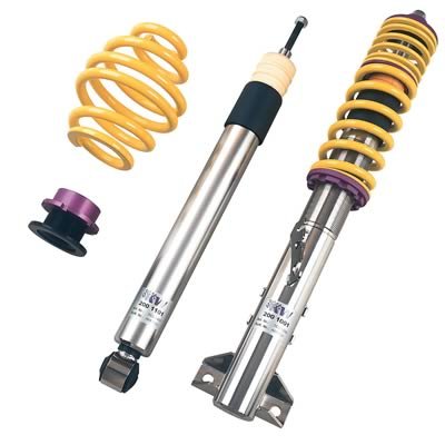 KW Variant 1 Coilover Kits 10225003 Springs/Struts, 1, Natural, Purple, Yellow, Front and Rear, Mercedes-Benz, Passenger Car thumbnail 1