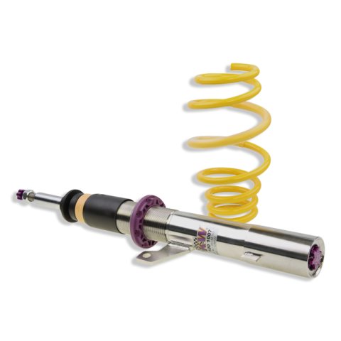 KW Variant 3 Coilover Kits for 2006-2013 A3, 2005-2014 JETTA - 35210040 Kits, 3, 1.4 2.6 in. Lowered Front and Rear, Shocks, Yellow Powdercoated Springs, Audi, Kit thumbnail 8