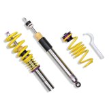 KW Variant 3 Coilover Kits 35210075 Kits, 3, 0.8 - 1.5 in. Lowered Front, 0.4 - 1.5 in. Lowered Rear, Shocks, Yellow Powdercoated Springs, Audi, Kit thumbnail 6