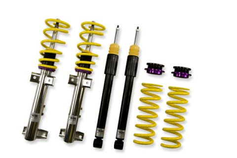 KW Street Comfort Coilover Kits 18025028 Kits, Comfort, 1.2 - 2.2 in. Lowered Front, 0.8 - 2.0 in. Lowered Rear, Natural/Black Shocks, Yellow Springs, Mercedes, Kit thumbnail 2