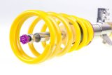 KW Variant 2 Coilover Kits 1522000G Kits, 2, 0.4 - 1.4 in. Lowered Front, 0.2 - 1.4 in. Lowered Rear, Natural/Yellow Shocks, Yellow Springs, BMW, Kit thumbnail 5