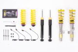 KW Variant 2 Coilover Kits 1522000G Kits, 2, 0.4 - 1.4 in. Lowered Front, 0.2 - 1.4 in. Lowered Rear, Natural/Yellow Shocks, Yellow Springs, BMW, Kit thumbnail 7