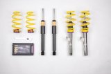 KW Variant 2 Coilover Kits 15210039 Kits, 2, 0.8 - 1.6 in. Lowered Front, 0.8 - 1.6 in. Lowered Rear, Natural/Yellow Shocks, Yellow Springs, Audi, Volkswagen, Kit thumbnail 5