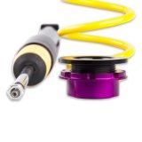 KW Variant 2 Coilover Kits 15210039 Kits, 2, 0.8 - 1.6 in. Lowered Front, 0.8 - 1.6 in. Lowered Rear, Natural/Yellow Shocks, Yellow Springs, Audi, Volkswagen, Kit thumbnail 9