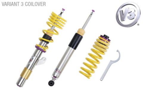 KW Variant 3 Coilover Kits 3522500R Kit V3 CLA 35, CLA 45 (C118) Coupe, 4Matic AWD without electronic dampers thumbnail 3