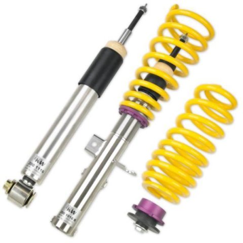 KW Variant 3 Coilover Kits for 2001-2008 X5 - 35220053 Kits, 3, 1.4 2.5 in. Lowered Front and Rear, Shocks, Yellow Powdercoated Springs, BMW, Kit thumbnail 2