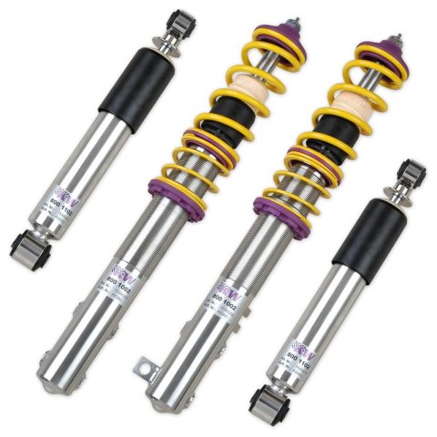 KW Variant 2 Coilover Kits for 1971-1979 BEETLE - 15280050 Springs/Struts, 2, Natural/Yellow, Front and Rear, Volkswagen, Beetle, H4, Kit thumbnail 3