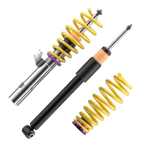 KW Variant 2 Coilover Kits for 1971-1979 BEETLE - 15280050 Springs/Struts, 2, Natural/Yellow, Front and Rear, Volkswagen, Beetle, H4, Kit thumbnail 9