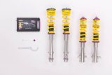 KW Variant 1 Coilover Kits 10245013 Kits, 1, 1.2 - 2.1 in. Lowered Front, 0.9 - 1.8 in. Lowered Rear, Natural/Purple Shocks, Yellow Springs, Subaru, Kit thumbnail 5