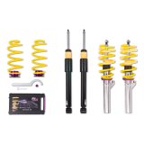 KW Street Comfort Coilover Kits 18081028 Kits, Comfort, 0.8 - 2.0 in. Lowered Front, 0.8 - 1.8 in. Lowered Rear, Natural/Black Shocks, Yellow Springs, Audi, Volkswagen, Kit thumbnail 2