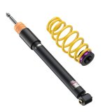 KW Variant 2 Coilover Kits for 2015-2020 S3 - 1521000T Kits, 2, 0.0 1.2 in. Lowered Front, 0.2 1.2 in. Lowered Rear, Natural/Yellow Shocks, Yellow Springs, Audi, Kit thumbnail 4