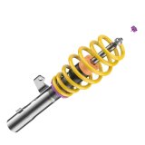 KW Variant 2 Coilover Kits for 2015-2020 S3 - 1521000T Kits, 2, 0.0 1.2 in. Lowered Front, 0.2 1.2 in. Lowered Rear, Natural/Yellow Shocks, Yellow Springs, Audi, Kit thumbnail 6