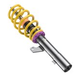 KW Variant 2 Coilover Kits for 2015-2020 S3 - 1521000T Kits, 2, 0.0 1.2 in. Lowered Front, 0.2 1.2 in. Lowered Rear, Natural/Yellow Shocks, Yellow Springs, Audi, Kit thumbnail 7