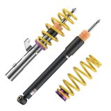 KW Variant 2 Coilover Kits for 2015-2020 S3 - 1521000T Kits, 2, 0.0 1.2 in. Lowered Front, 0.2 1.2 in. Lowered Rear, Natural/Yellow Shocks, Yellow Springs, Audi, Kit thumbnail 9