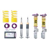 KW Club Sport Coilover Kits 35230865 Kits, HAS, 1.2 - 2.0 in. Lowered Front, 0.8 - 1.7 in. Lowered Rear, Yellow Powdercoated Springs, Mustang (S-550) GT, Kit thumbnail 2