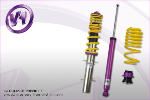 KW Variant 1 Coilover Kits for 1996-2000 CIVIC, 1996-1997 CIVIC DEL SOL - 10250003 Springs/Struts, 1, Natural/Purple/Yellow, Front and Rear, use on Honda®, Civic, L4, Kit thumbnail 3