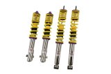 KW Variant 1 Coilover Kits 10280056 Kits, 1, 1.5 - 3.1 in. Lowered Front and Rear, Natural/Purple Shocks, Yellow Powdercoated Springs, Volkswagen, Kit thumbnail 2