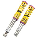 KW Variant 3 Coilover Kits for 1988-1991 CIVIC, CRX - 35250001 Kits, 3, 2.1 3.3 in. Lowered Front and Rear, Shocks, Yellow Powdercoated Springs, use on Honda®, Kit thumbnail 1