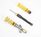 KW Variant 1 Coilover Kits 1022000R Kits, 1, 1.0 - 2.2 in. Lowered Front, 1.2 - 2.4 in. Lowered Rear, Natural/Purple Shocks, Yellow Springs, BMW, Kit thumbnail 3