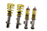 KW Variant 2 Coilover Kits 15220070 Kits, 2, 1.2 - 2.2 in. Lowered Front, 1.2 - 2.2 in. Lowered Rear, Natural/Yellow Shocks, Yellow Springs, MINI, Kit thumbnail 3