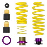 KW HAS Coilover Kits 25310075 Kits, HAS, 0.6 - 1.8 in. Lowered Front, 0.6 - 1.6 in. Lowered Rear, Yellow Powdercoated Springs, Audi, Kit thumbnail 6