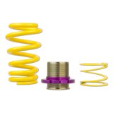 KW HAS Coilover Kits 25310075 Kits, HAS, 0.6 - 1.8 in. Lowered Front, 0.6 - 1.6 in. Lowered Rear, Yellow Powdercoated Springs, Audi, Kit thumbnail 8