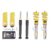 KW Variant 2 Coilover Kits 1522000D Kits, 2, 1.6 - 2.5 in. Lowered Front, 1.2 - 2.4 in. Lowered Rear, Natural/Yellow Shocks, Yellow Springs, BMW, Kit thumbnail 2