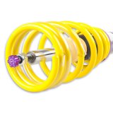 KW Variant 2 Coilover Kits 1522000D Kits, 2, 1.6 - 2.5 in. Lowered Front, 1.2 - 2.4 in. Lowered Rear, Natural/Yellow Shocks, Yellow Springs, BMW, Kit thumbnail 8