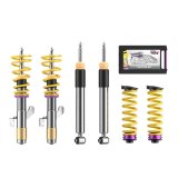 KW Street Comfort Coilover Kits 180200AC Kits, Comfort, 0.6 - 1.8 in. Lowered Front, 1.0 - 2.0 in. Lowered Rear, Natural/Black Shocks, Yellow Springs, BMW, Kit thumbnail 2