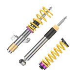 KW Street Comfort Coilover Kits 180200AC Kits, Comfort, 0.6 - 1.8 in. Lowered Front, 1.0 - 2.0 in. Lowered Rear, Natural/Black Shocks, Yellow Springs, BMW, Kit thumbnail 8