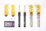 KW Variant 1 Coilover Kits 1022000D Kits, 1, 1.0 - 2.0 in. Lowered Front, 1.2 - 2.1 in. Lowered Rear, Natural/Purple Shocks, Yellow Springs, BMW, Kit thumbnail 4