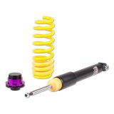 KW Variant 1 Coilover Kits 1022000D Kits, 1, 1.0 - 2.0 in. Lowered Front, 1.2 - 2.1 in. Lowered Rear, Natural/Purple Shocks, Yellow Springs, BMW, Kit thumbnail 6