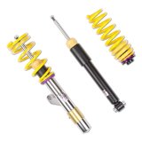 KW Variant 1 Coilover Kits 1022000D Kits, 1, 1.0 - 2.0 in. Lowered Front, 1.2 - 2.1 in. Lowered Rear, Natural/Purple Shocks, Yellow Springs, BMW, Kit thumbnail 8