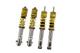 KW Variant 1 Coilover Kits 10280058 Kits, 1, 1.7 - 3.1 in. Lowered Front and Rear, Natural/Purple Shocks, Yellow Powdercoated Springs, Volkswagen, Kit thumbnail 2