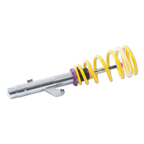 KW Street Comfort Coilover Kits 18020032 Kits, Comfort, 0.6 - 1.4 in. Lowered Front, 0.4 - 1.2 in. Lowered Rear, Natural/Black Shocks, Yellow Powdercoated Springs, BMW, Kit thumbnail 7