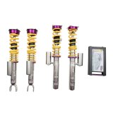 KW Variant 3 Coilover Kits for 2005-2012 911 - 35271015 Kits, 3, 0.8 1.8 in. Lowered Front and Rear, Shocks, Yellow Powdercoated Springs, Porsche, Kit thumbnail 2