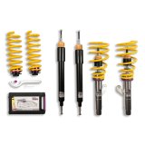 KW Variant 1 Coilover Kits 10220048 Kits, 1, 0.6 - 1.8 in. Lowered Front, 0.6 - 1.8 in. Lowered Rear, Natural/Purple Shocks, Yellow Springs, BMW, Kit thumbnail 2