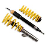 KW Variant 1 Coilover Kits 10220048 Kits, 1, 0.6 - 1.8 in. Lowered Front, 0.6 - 1.8 in. Lowered Rear, Natural/Purple Shocks, Yellow Springs, BMW, Kit thumbnail 6