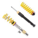 KW Variant 1 Coilover Kits 1022000L Kits, 1, 1.6 - 2.6 in. Lowered Front, 1.6 - 2.6 in. Lowered Rear, Natural/Purple Shocks, Yellow Springs, BMW, Kit thumbnail 6